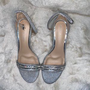 New K&K Silver Strap Heels
